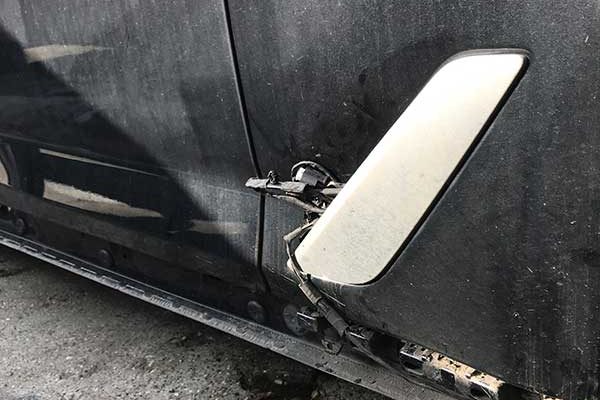 BMW 530d balesetes javítása