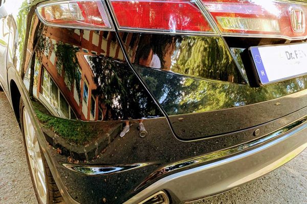 Honda Civic hátsó lökhárító javítása