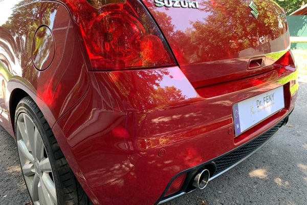 Suzuki Swift Sport hátsó lökhárító fényezése