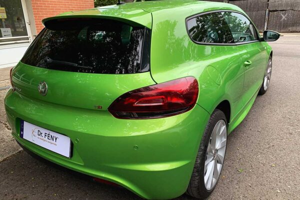VW Scirocco javítása, fényezése